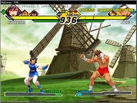 une photo d'Ã©cran de Capcom VS SNK 2 - Millionaire Fighting 2001 sur Sega Dreamcast